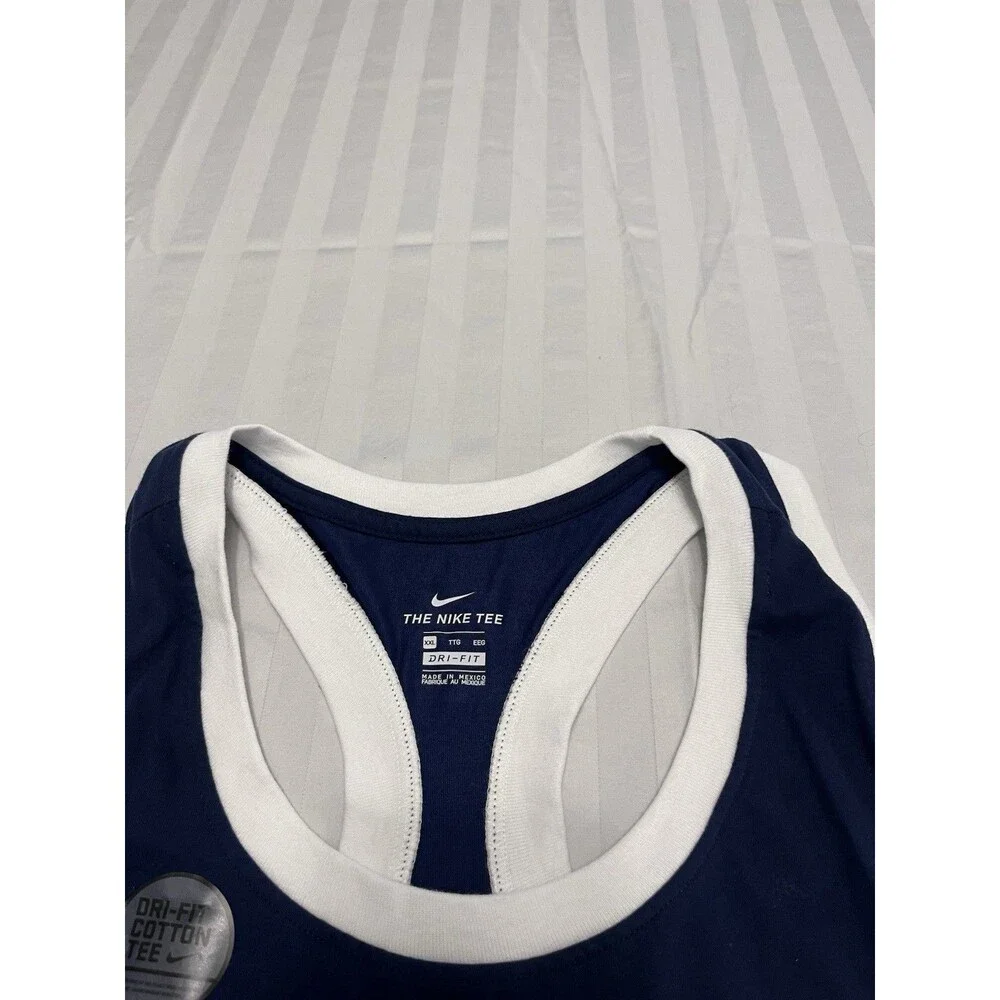 Nike Penn State Nittany Lions Women's Racerback Tank Top Navy White XXL NWT